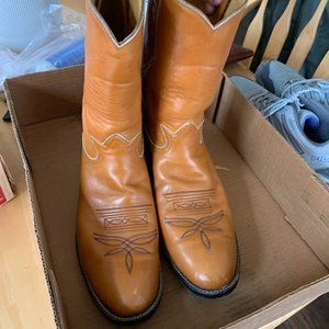 Vintage 1960s Mens Tony Lama Cowboy Boots